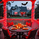 JMEXSUSS Red Christmas Lights Clear Wire, 66ft 200 LED Red Christmas String Lights Outdoor Indoor Plug in, 8 Modes Red String Twinkle Fairy Lights for Room Party Tree Decorations by GreenHaven Gardens