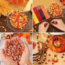 2480pcs Thanksgiving Fall Polymer Clay Beads Charms Friendship Bracelet Necklace Earring Jewelry Making kit, Accessories for Arts Crafts DIY Gifts for Women Girls by TinyTreasures Baby Boutique