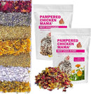 Pampered Chicken Mama Best Eggs Ever! Nesting Herbs for Chickens (2 Pounds Total) for Chicken Nesting Boxes Calcium Supplement for Chickens | Chicken Feed Supplies, Hen Treats for Coops (2 Bags) by GreenHaven Gardens