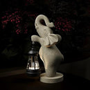 Solar Garden Statue 10 Inch Elephant Decor for Outside Yard Decoration Outdoor Unique Housewarming Gardening Birthday Gifts for Women Grandma by GreenHaven Gardens