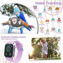Kids Smart Watches Girls Gift for Age 5-12, Watch for Kids with 32 Games HD Touch Screen Video Camera Pedometer Music Player Flashlight 12/24 hr Toys for 5 6 7 8 9 Year Old Girl Birthday Gift by TinyTreasures Baby Boutique