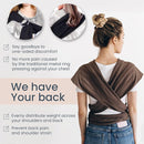 Baby Wrap Carrier - Premium Cotton Baby Carrier Wrap for Newborn to Toddler- Infant Carrier for Babies 8-35 lb - Baby Holder One Size Fits All with Front Pocket by Max&so by TinyTreasures Baby Boutique