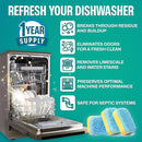 Sudstainables Dishwasher Cleaner and Deodorizer Tablets, 24 Pack – Dishwasher Cleaning Tablets for Odor and Buildup Removal, Descaler - 1-Year Supply by TinyTreasures Baby Boutique