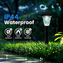 GIGALUMI Solar Outdoor Lights,Solar Lights Outdoor Waterproof 16 Pack,Cool White Solar Pathway Lights for Outside,Outdoor Lights Solar Powered Garden Decoration for Pathway,Patio,Lawn,Yard by GreenHaven Gardens