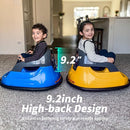 12V Kids Bumper Car, Electric Baby Bumper Car for Toddlers with Remote Control, 3 Speeds - Yellow by TinyTreasures Baby Boutique