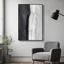 Framed Black and White Abstract Canvas Wall Art, Modern Art Prints Paintings Artwork for Walls, Minimalist Abstract Pictures for Living Room Dining Room Bedroom Office Bathroom Wall Decor 24x36 In by CozyNest Decor