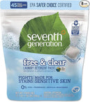 Natural Laundry Detergent Packs, Powder, Unscented, 45 Packets/Pack, 8/Carton by CozyNest Decor