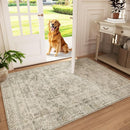 Machine Washable Throw Rugs for Entryway: Door Mat Indoor Entrance 3x5 Small Rug Stain Resistant Non-Slip Low Pile Soft Carpet for Kitchen Front Door Indoor Entry Bathroom Bedroom by TinyTreasures Baby Boutique