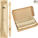 Sea Turtle Plant-Based Bristles, Soft Bamboo Toothbrushes, Individually Sealed (10 Pack) by TinyTreasures Baby Boutique