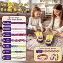 Friendship Bracelet Making Kit for Girls - DIY Bracelets Maker Art and Craft Kits for Kids - Jewelry String braiding Set Toys for Age 6 7 8 9 10 11 12 Year Old Girl Christmas Birthday Gifts - Yellow by TinyTreasures Baby Boutique
