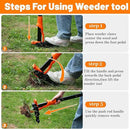 Weed Puller Tool, Stand Up Weed Puller Heavy Duty, Weeding Tool with 39" Ergonomic Long Handle and 4 Manganese Steel Claws, Easy Eject Mechanism, Weeding Without Bending, Pulling, or Kneeling by GreenHaven Gardens
