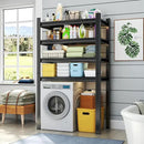 Laundry Shelf,5 Tier Over Washer and Dryer Storage Shelves,Adjustable Easy to Install,Space Saver Laundry Shelf Organizer,Utility Shelves for Balcony,Black,72”H*15.7”D*35.4“W by CozyNest Decor