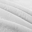 MarCielo 3-Piece Christmas Quilt 100% Cotton Oversized Bedspread Lightweight Coverlet Embroidery Christmas Tree Pattern Bedding Set (TC Bright White, Oversized King (118"x106")) by CozyNest Decor