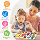Alphabet Puzzle Wooden Puzzles for Toddlers 3 4 5 Year Old, ABC Puzzle Shape Alphabet Learning Puzzles Toys with Puzzle Board & Letter Blocks for Preschool Girls Boys Lowercase Letter Puzzle by TinyTreasures Baby Boutique