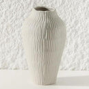 Ceramic Vase for Home Decor,11.6 Inch Flower Vases,Decorative Blue Vase for Pampas Grass,Modern Art Texture Vases for Home Entryway Living Room Dining Table Farmhouse Office Decor(Grey) by GreenHaven Gardens