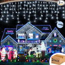 Hezbjiti 2Pack Total 800LED Icicle Lights 32.8FT Christmas Lights String Lights Outdoor Decoration 8 Modes 75 Drops Fairy Lights for Eaves Party Yard Garden Xmas Decor by GreenHaven Gardens