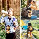 25/32/40/64oz Water Bottle Bag Holder Carrier-Insulated Crossbody Sling Case Sleeve with Strap & Pockets for Men Women Gym Cycling Travel Walking Hiking Camping by TinyTreasures Baby Boutique