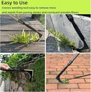 Crack Weeder, 48" Long Handle Crevice Weeding Tool with Soft Foam Grip, Stainless Steel Weed Puller Tool Weeder Tool, Efficient Weed Remover Tool for Sidewalk, Paver, Narrow and Wall Gaps by GreenHaven Gardens