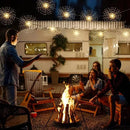 4 Pack Solar Firework String Lights 800 LED 8 Modes Waterproof Hanging Fairy Light, Starburst Light for Party Garden Decoration (Warm White) by GreenHaven Gardens