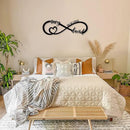 Wedding Gifts for Couples 2025 | Personalized Wedding Gifts | Couples Gift for Her | Anniversary Wedding Date Sign | Engagement Gift | Wall Decor | Bridal Shower Gift | Infinity Metal Sign by CozyNest Decor
