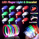 156PCS Glow in The Dark Party Supplies for Kids 8-12, Light Up Glasses Headband Rings Halloween Party Favor Adult, 100 Glow Sticks Bulk Party Pack DIY Necklaces Bracelets Neon Camping Pool Decorations by TinyTreasures Baby Boutique