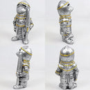 nezababy Knight Gnomes Guard Garden Statue Decoration Medieval Wee Crusader Battle Swordsman Fighting Outdoor Figurines Lawn Decor Resin (B) by GreenHaven Gardens