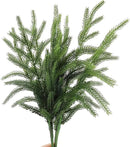 WeGuard 32 Pcs Real Touch Artificial Norfolk Pine Branches, 18 Inches Faux Cedar Pine Stem Fake Christmas Greenery Picks for Vase DIY Garland Wreath Christmas Decor Home Decor by CozyNest Decor