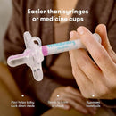 Frida Baby Medicine Pacifier Syringe, Accu-Dose Paci, Medi Frida Dispenser for Mess & Fuss Free Use, Made in USA by TinyTreasures Baby Boutique