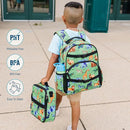 Wildkin ECO rPET 15-inch Kids Backpack – Sustainable, Padded, Adjustable – Wild Animals by TinyTreasures Baby Boutique