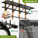 Bike Storage Rack with Shelf, Bike Wall Mount Garage Stand, Bike Hanger Storage Bicycles Hanger Hooks Bike Hooks for Garage Organizer by GreenHaven Gardens