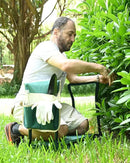 KVR Garden Bench for Kneeling and Sitting Foldable Garden Kneeler and Seat Heavy Duty,Gardner Gifts Ideas for Women Mom Grandma by GreenHaven Gardens