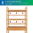 SMIBUY Bathroom Storage Shelf, Bamboo Over-The-Toilet Organizer Rack, Freestanding Toilet Space Saver with 3-Tier Adjustable Shelves (Natural) by CozyNest Decor