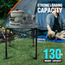 VILLEY Folding Camping Square Table with Carry Bag, Lightweight Aluminum Adjustable Square Table for Outdoor, Camping, Picnic, Backyards, BBQ (M) by GreenHaven Gardens