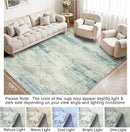 10x14 Area Rugs for Living Room: Soft Abstract Large Area Rug Non-Shedding Anti-Skid Stain Resistant Indoor Floor Modern Washable Rugs for Bedroom Dining Room Nursery Farmhouse Home Office-Blue/Gray by TinyTreasures Baby Boutique