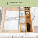 Premium Tea Bags and Coffee Pods Drawer Organizer – Small 9-Compartment Design with Removable Wall Inserts, Non-Slip Feet, 100% Sustainable Bamboo by CozyNest Decor