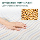 BABELIO Biobased Crib and Toddler Mattress Dual-Sided, CertiPUR-US, Removable Waterproof and Machine-Washable Cover, 52"x27.5"x5" by TinyTreasures Baby Boutique