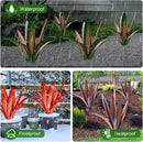 Enlarge thickened Wind Resistant Metal Agave Garden Art Metal Plant Country Garden Sculpture Statue Outdoor decoration Agave Metal Plant Courtyard Garden Lawn Ornament Gift (2, 12 Leaves Green) by GreenHaven Gardens