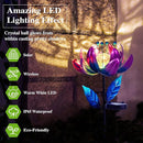 Outdoor Garden Decor Solar Spinners Lights - Metal Wind Spinner Solar Lights for Yard, Patio, Garden Lawn Oranments by GreenHaven Gardens