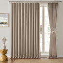 KEQIAOSUOCAI Extra Wide Pinch Pleated Blackout Living Room Curtains, Triple Weave Thermal Insulated Window Treatment Light Blocking Panels for Patio/Hall/Porch (Khkai, W80 x L108, Set of 2) by TinyTreasures Baby Boutique