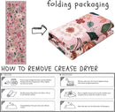 Runner Rug for Hallways Kitchen Rug Non Slip 2'6''x8' Washable Runner Rugs with Rubber Backing Soft Floral Carpet Runner for Hallways, Kitchen, Laundry, Bedroom, Bathroom(Pink) by CozyNest Decor