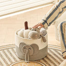 Large Baby Cute Storage Basket for Organizing -Elephant White & Grey 15""x15""x11"", 2024282319065 by TinyTreasures Baby Boutique
