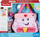 Fisher-Price Baby & Toddler Toy Laugh & Learn My Smart Purse with Lights, Learning Songs & 5 Accessories for Infants Ages 6+ Months by TinyTreasures Baby Boutique