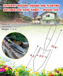 Heavy Duty Gardening Hand Trowel - Carbon Steel Garden Trowel with Rubberized Handle, Ideal for Soil Planting, Digging, Transplanting by GreenHaven Gardens