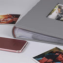 RECUTMS Photo Albums for 4x6 Photos Holds 300, 3 Per Pages Photo Picture Album PU Leather Cover, Horizontal Photos Record Family Wedding Anniversary Baby Holiday Album(Grey) by TinyTreasures Baby Boutique