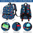 Accmor Toddler Backpack with Leash, Cute Baby Backpack with Anti Lost Wrist Link, Mini Kids Backpack Leash Walking Harness for Travel, Adjustable Excavator Backpack Tether for Boys Girls Ages 1-3 by TinyTreasures Baby Boutique