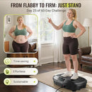 FLYBIRD Vibration Plate Exercise Machine, 120 Adjustable Speed High Intensity Vibration for Muscle Toning Weight Loss Lymphatic Drainage, Full Body Workout Vibration Plate Ideal for Fitness & Recovery by CozyNest Decor
