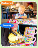 Benresive Reusable Sticker Book for Toddlers 2-4 Years, Fun Travel Stickers for Kids, Waterproof Sticker Books for Toddlers 1-3, Crafts Activities for Todddlers 1-3 2-4 3-5 - Dress Up by TinyTreasures Baby Boutique