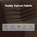Bean Bag Chair, Memory Foam Bean Bag Sofa Large Bean Bag Chair for Adults, Bean Bag Chairs for Teens with High Density Comfortable Foam, Bean Bag for Living Room, Bedroom (Coffee) by CozyNest Decor