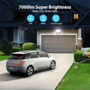 Olafus 75W Motion Sensor Outdoor Lights, 7000lm Motion Flood Light Dusk to Dawn, IP65 Waterproof LED Security Floodlights, 6500K Motion Detector Lights for Outside, White by GreenHaven Gardens