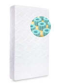 BABELIO Ergonomic Zoning Crib Mattress Dual-Sided Memory Foam Waterproof 6" Thick Toddler Mattress with Zipper Cover, Fits Standard Crib by TinyTreasures Baby Boutique
